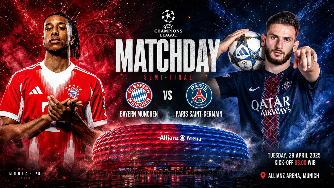 Bayern Munchen vs PSG - Liga Champions