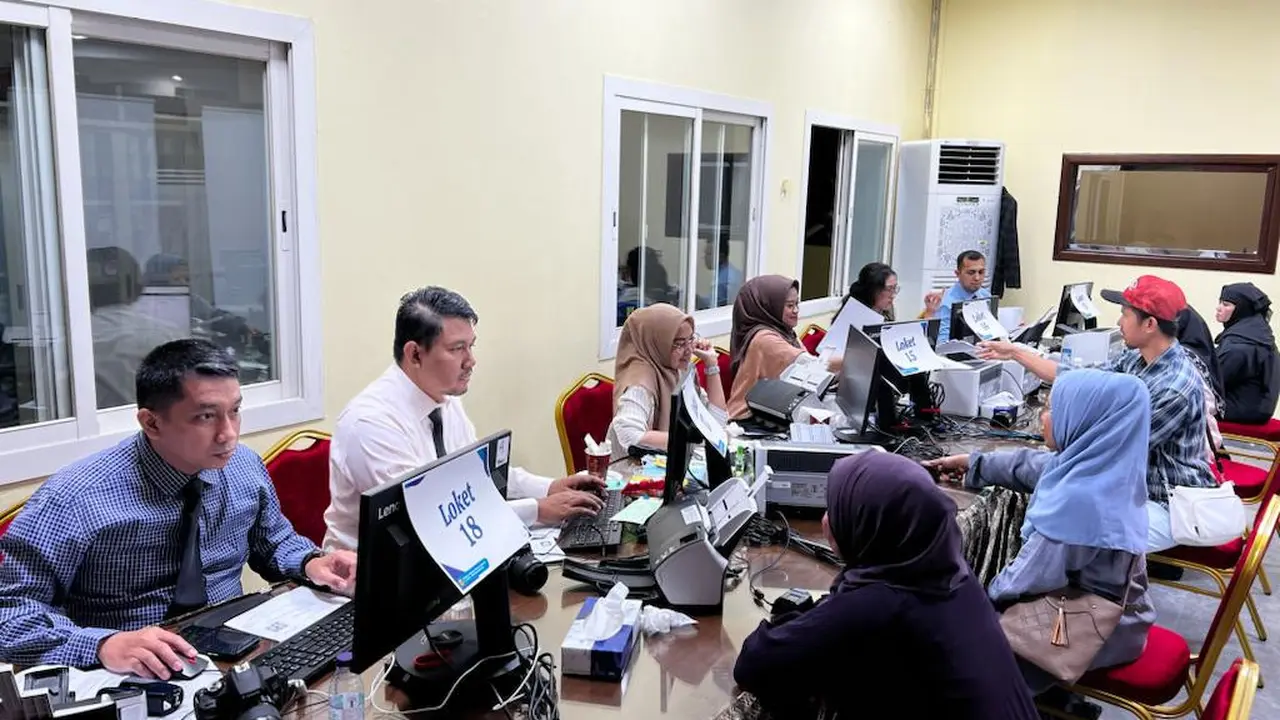 Foto proses keimigrasian.