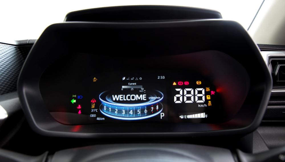 Meter cluster full digital dengan 4 mode tampilan (ADM)