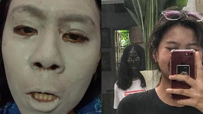 Potret 6 Orang Pakai Masker Ini Hasilnya Bikin Kaget Hot Liputan6 Com