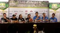 Satria Muda dan Pelita Jaya bakal bertarung pada Gim 1 babak final IBL 2017 di C'Tra Arena Bandung, Kamis (4/5/2017). (Bola.com/Erwin Snaz)