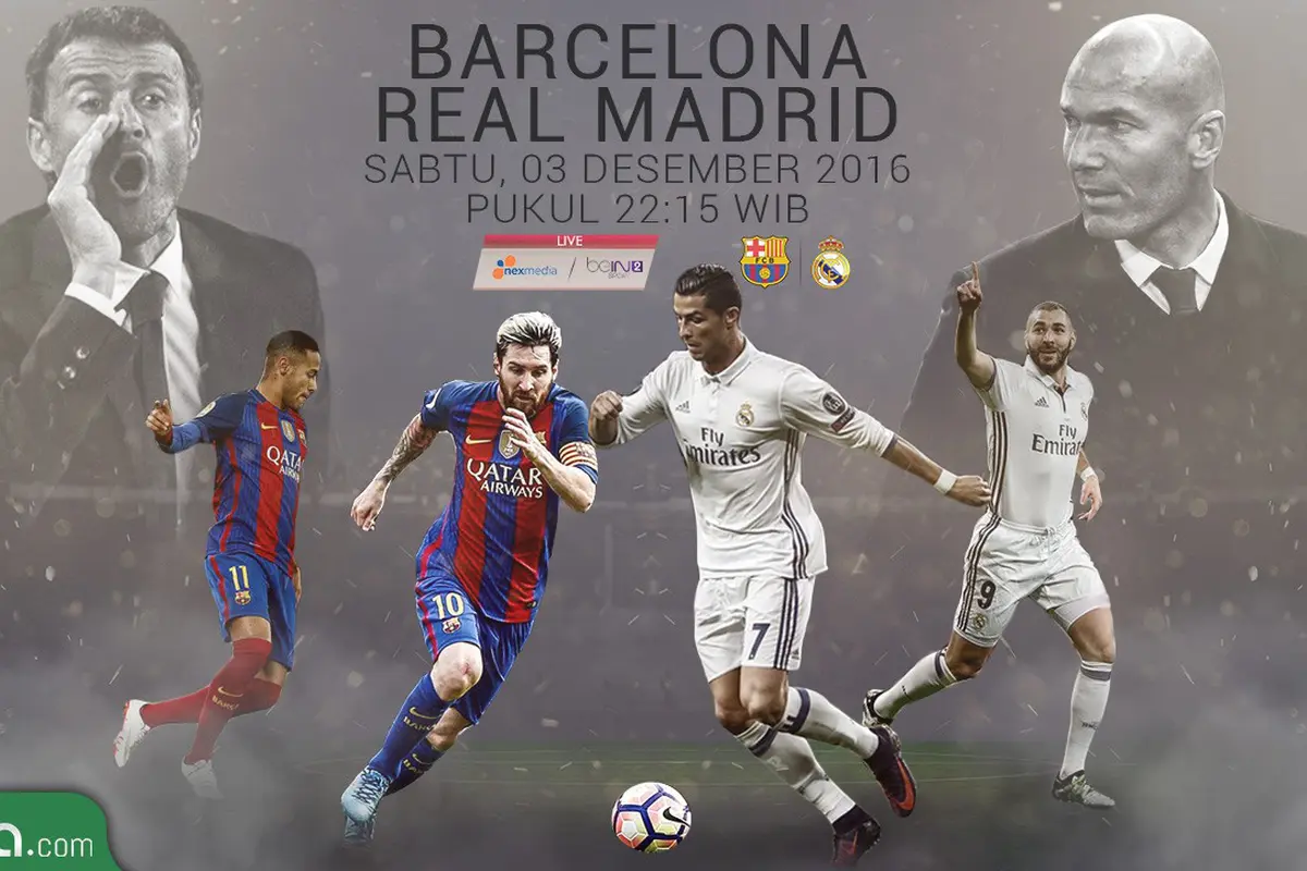 La Liga_Barcelona Vs Real Madrid_Pelatih (Bola.com/Adreanus Titus)