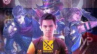 KarlTzy, pemain terbaik grand final Kejuaraan Dunia Mobile Legends M2, di Singapura.  (FOTO / IG Mobile Legends Bang Bang)