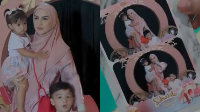 Irish Bella dan dua anaknya, Air Rumi Akbar dan Amala Putri Sabai Akbar (Instagram/@_irishbella_)