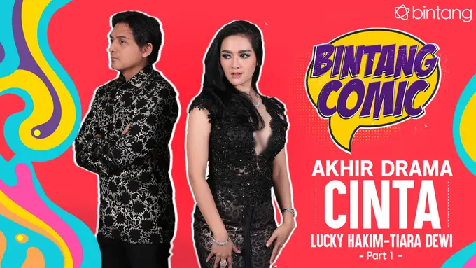 Bintang Comic Lucky Hakim dan Tiara Dewi