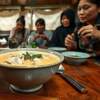 resep soto betawi ayam ©Ilustrasi dibuat AI