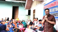 Bakal Calon Sumatera barat Mulyadi saat bertemu warga di Kabupaten Agam Sumbar