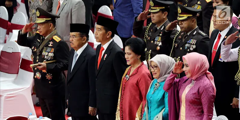Presiden Jokowi Jadi Inspektur Upacara HUT ke-72 Bhayangkara