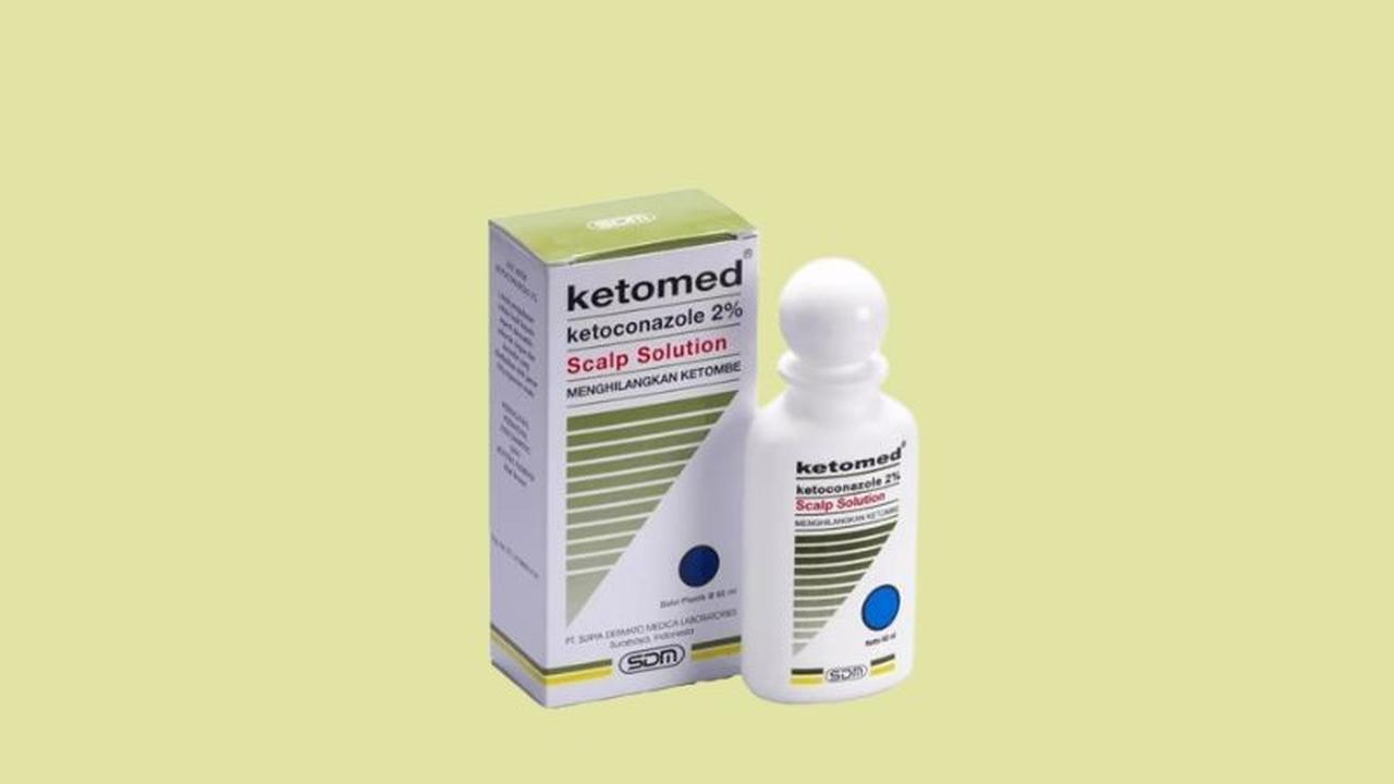 3. Ketomed Ketoconazole 2% Scalp Solution (60 ml) - mulai dari Rp45.000<br>
