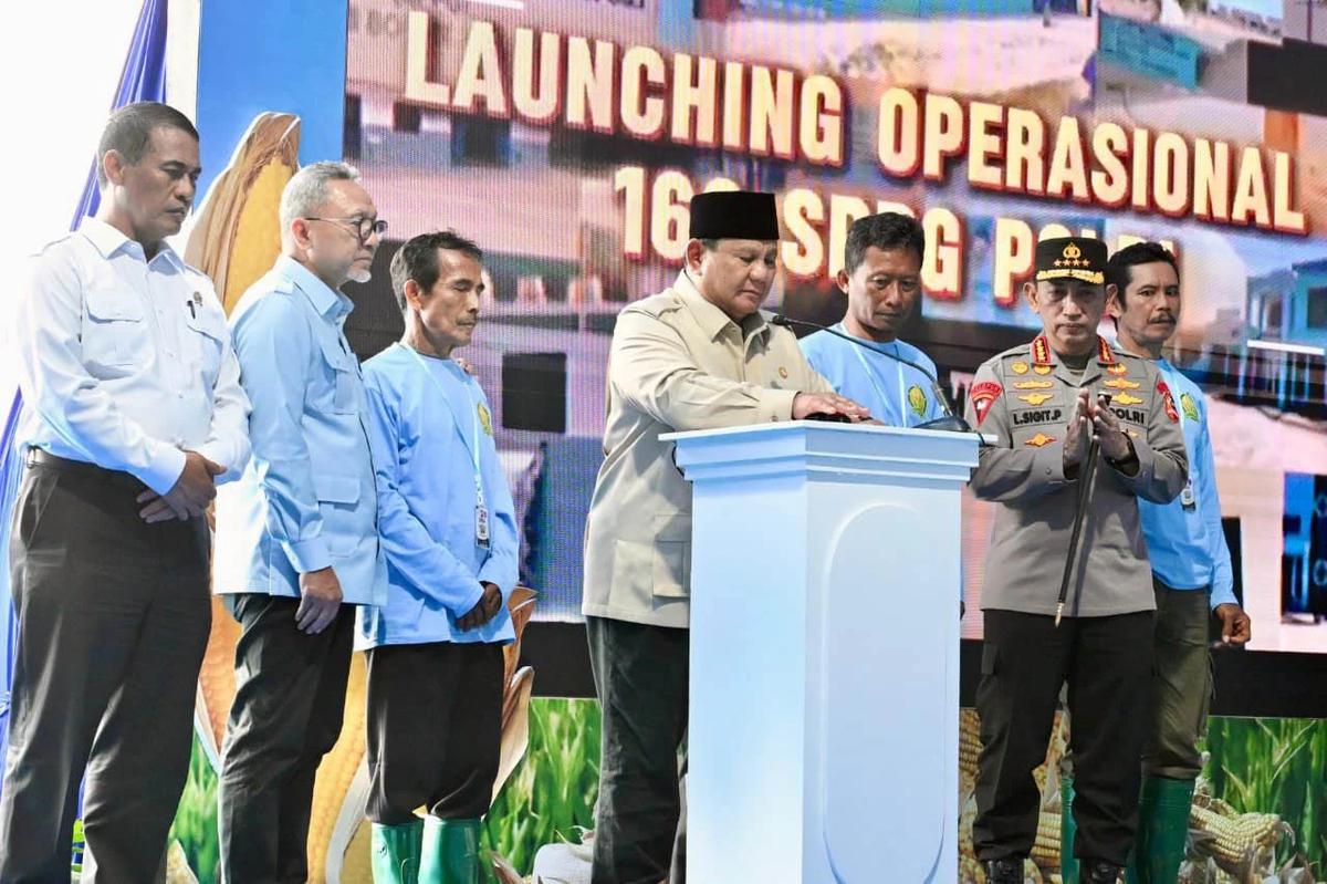 FOTO: Prabowo Panen Jagung dan Luncurkan Operasional Ketahanan Pangan
