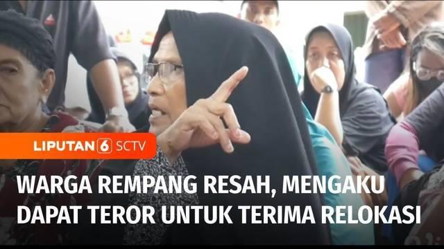 Masyarakat kampung Sembulang, Rempang, Batam, resah jelang batas akhir pengosongan rumah 28 September mendatang. Di depan Komisioner Komnas HAM, mereka mengadu kerap mendapatkan teror dan diminta untuk segera menerima relokasi.