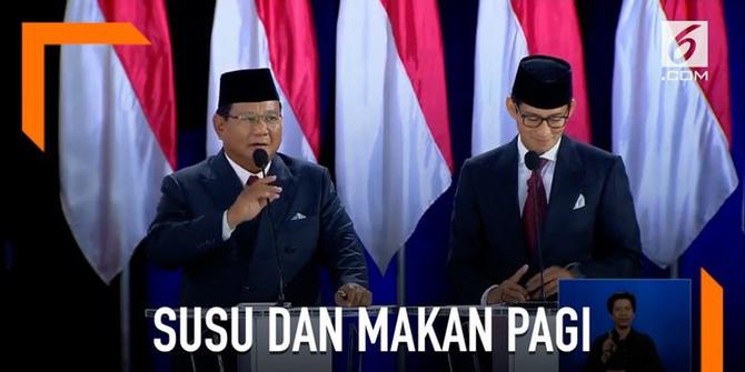 VIDEO: Prabowo Akan Beri Siswa Susu dan Makan Pagi di Sekolah