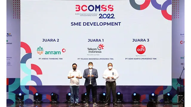 Telkom Boyong 5 Penghargaan di BCOMMS 2022, Juara 1 TJSL of The Year