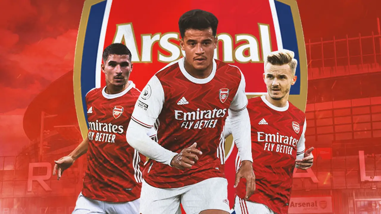 Arsenal - Houssem Aouar, Philippe Coutinho, James Maddison