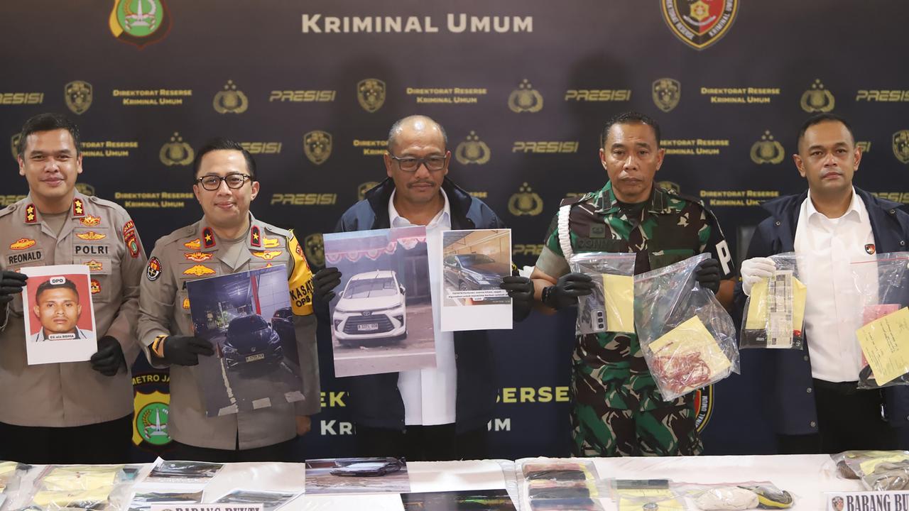 FOTO: Polda Metro Jaya Ungkap Motif di Balik Kasus Penculikan Pegawai Bank