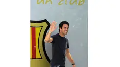 Gelandang Barcelona, Cesc Fabregas, akan segera meninggalkan Camp Nou untuk bergabung di Stamford Bridge, (13/6/2013). (AFP PHOTO/Lluis Gene)