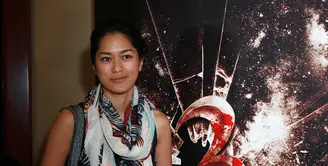 Prisia Nasution memerankan tokoh Laras dalam film '3'. Untuk pertama kalinya artis cantik ini bermain di film bergenre 'action'. (Deki Prayoga/Bintang.com)