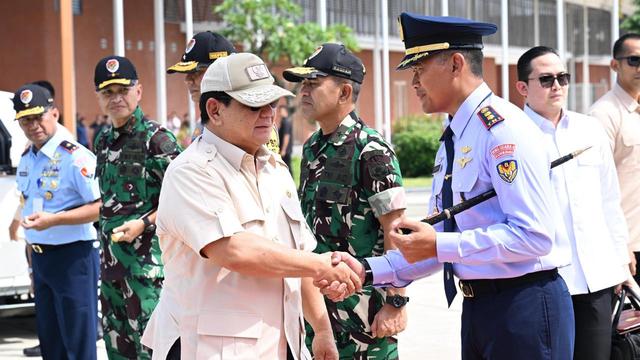 Presiden Prabowo Subianto bertolak menuju Kabupaten Majalengka, Provinsi Jawa Barat, Senin (7/4/2025).