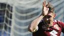 Pemain Torino, Andrea Belotti cukup produktif terbukti dengan lima golnya pada Serie A Italia hingga pekan ke-9. (AFP/Marco Bertorello)