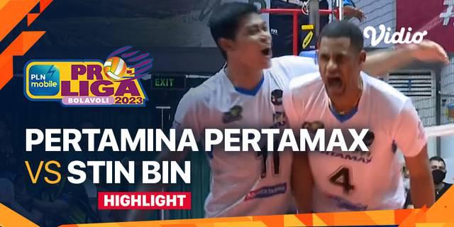 VIDEO: Highlights Laga Seru PLN Mobile Proliga 2023 Hari Ini, Jakarta Pertamina Pertamax Vs Jakarta STIN BIN