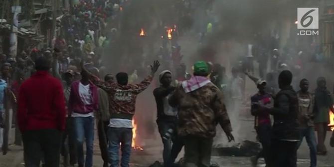 VIDEO: Kerusuhan Usai Pemilu Presiden di Kenya