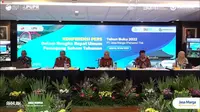 Konferensi pers PT Jasa Marga Tbk (JSMR), Rabu (10/5/2023). (Foto: tangkapan layar/Pipit I.R)