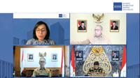 Menteri Keuangan Sri Mulyani Indrawati. (Foto: tangkapan layar/Arief RH)