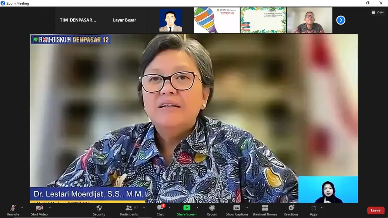 Wakil Ketua MPR RI, Lestari Moerdijat. (Istimewa)