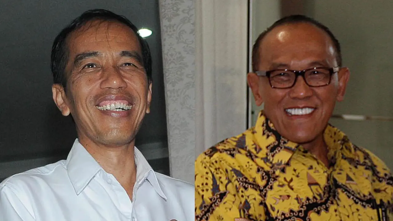 Joko Widodo dan Aburizal Bakrie