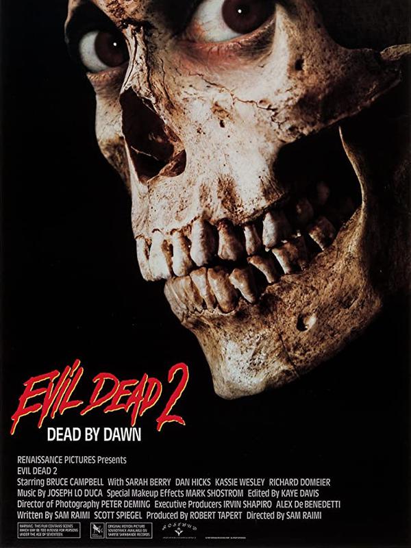 Poster Evil Dead 2. (Foto: Renaissance Pictures/ IMDb)