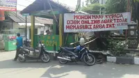 Tak cuma di Utan Kayu, sikap antipati pengemudi ojek pangkalan terhadap driver GO-JEK terjadi di banyak wilayah. (Audrey Santoso/Liputan6.com)