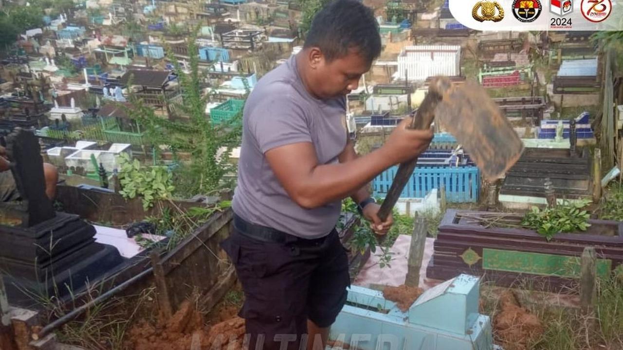 Mengenal Sosok Bripka Joko, Anggota Polisi yang Sukarela 23 Tahun jadi Penggali Kubur Bikin Salut
