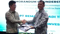 Direktur Utama PT Remala Abadi Tbk, Agus Setiono (kanan). Credit: Remala