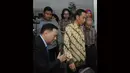 Presiden terpilih yang karib disapa Jokowi itu mengaku, membahas masalah perekonomian di Jakarta. Selain itu, mereka juga membahas mengenai persoalan ekonomi nasional, Jakarta, Kamis (7/8/2014) (Liputan6.com/Herman Zakharia)