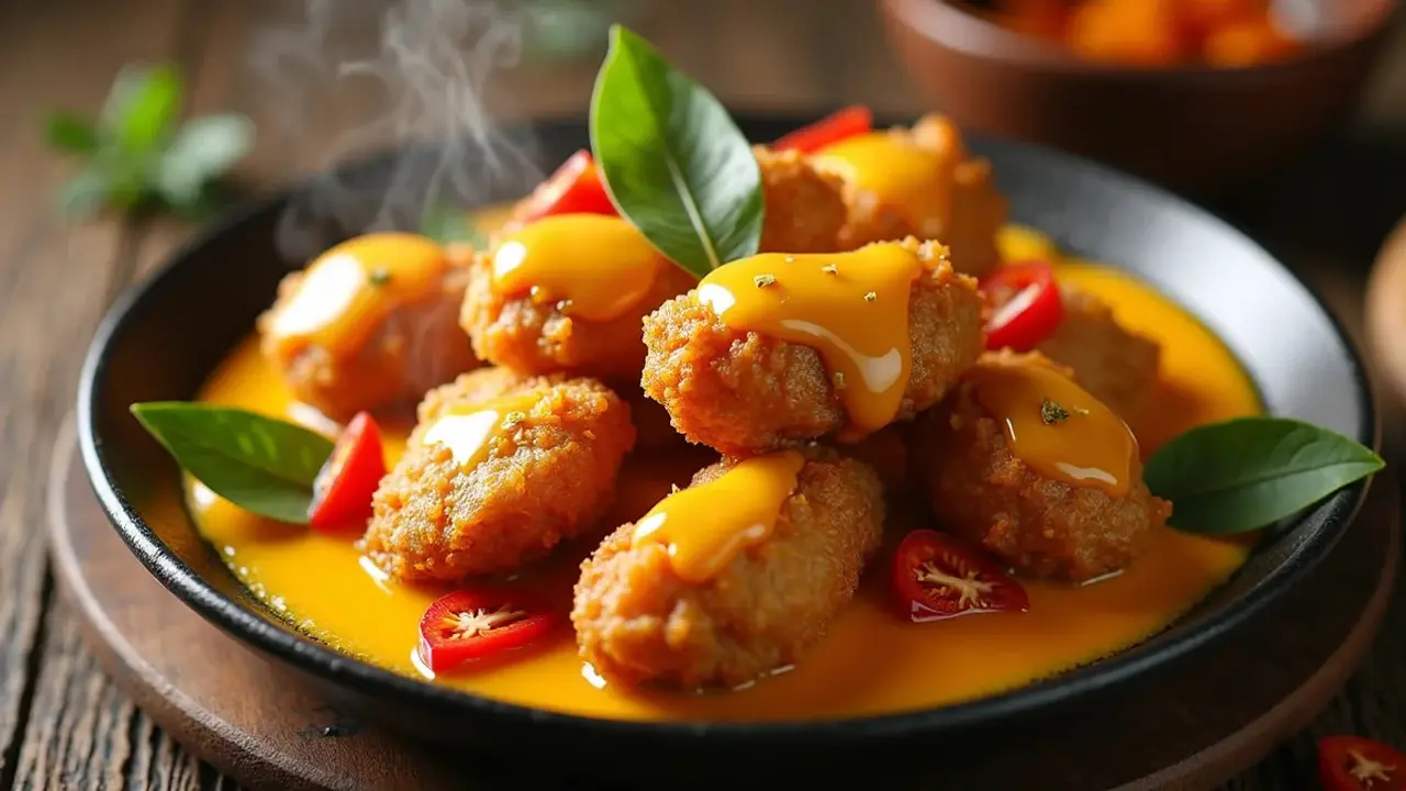 Resep Ayam Crispy Telur Asin