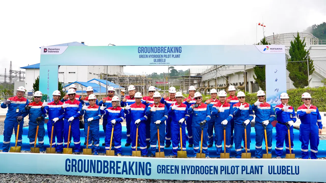 Langkah Bersejarah, Pertamina Resmikan Groundbreaking Pilot Plant Green Hydrogen di Ulubelu
