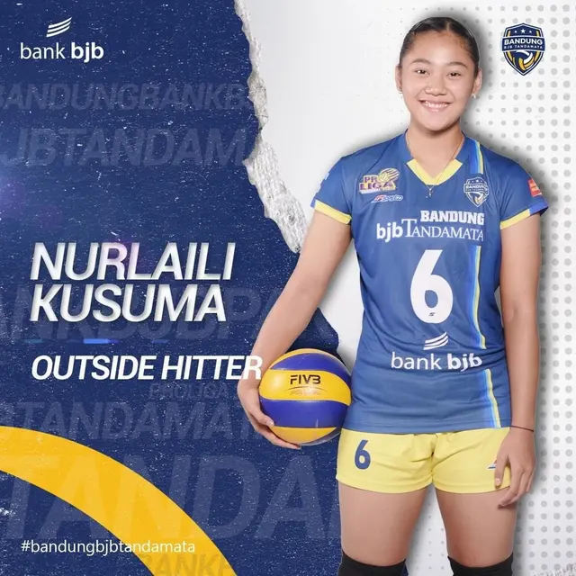 Pemain Bandung bjb Tandamata, Nurlaili Kusuma di Proliga 2020