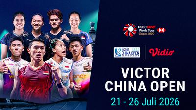 Victor China Open 2026: Punya Peran Penting untuk Ranking Dunia di Vidio