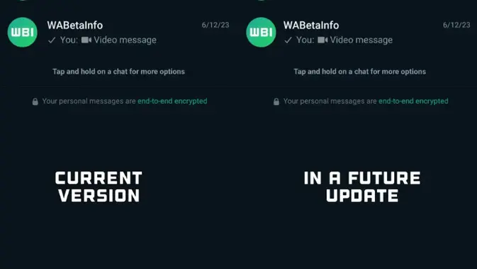<p>Pembaruan Warna Header WhatsApp. (WABetaInfo)</p>