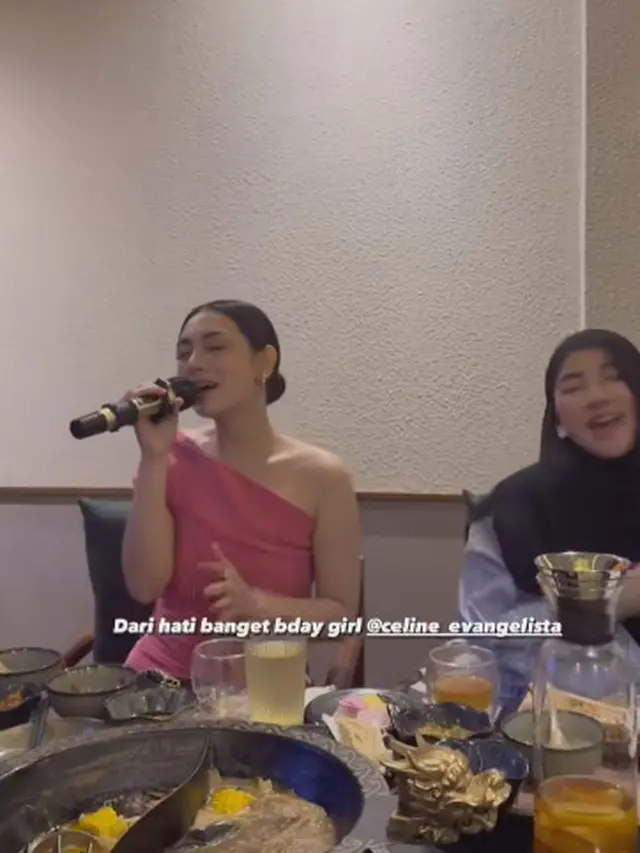 Potret Celine Evangelista Dapat Surprise Ulang Tahun dari Para Sahabat, Bahagia Menginjak Usia 32 Tahun