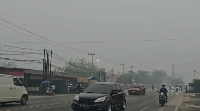 Kondisi Terkini Kabut Asap Palangka Raya Usai Diguyur Hujan