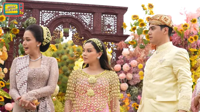6 Potret Kebaya Maia Estianty di 7 Bulanan Alyssa Daguise, Modern Klasik Memukau