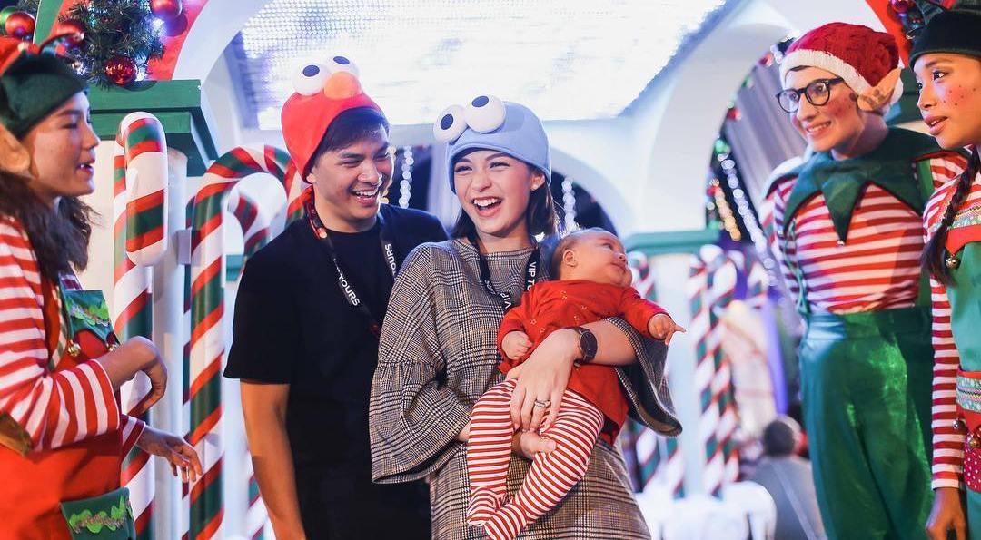 Chelsea Olivia dan Glenn Alinskie serta putri kecil mereka, Nastusha Olivia Alinskie.