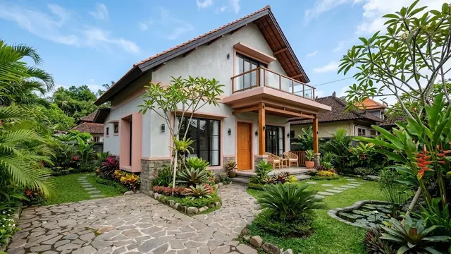 Kombinasi Warna Cat Rumah Abu-Abu Muda yang Elegan/AI Generated