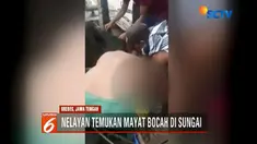 Nelayan asal Brebes, Jawa Tengah, temukan jasad bocah 10 tahun tersangkut jaring ikan di Sungai Pemali.