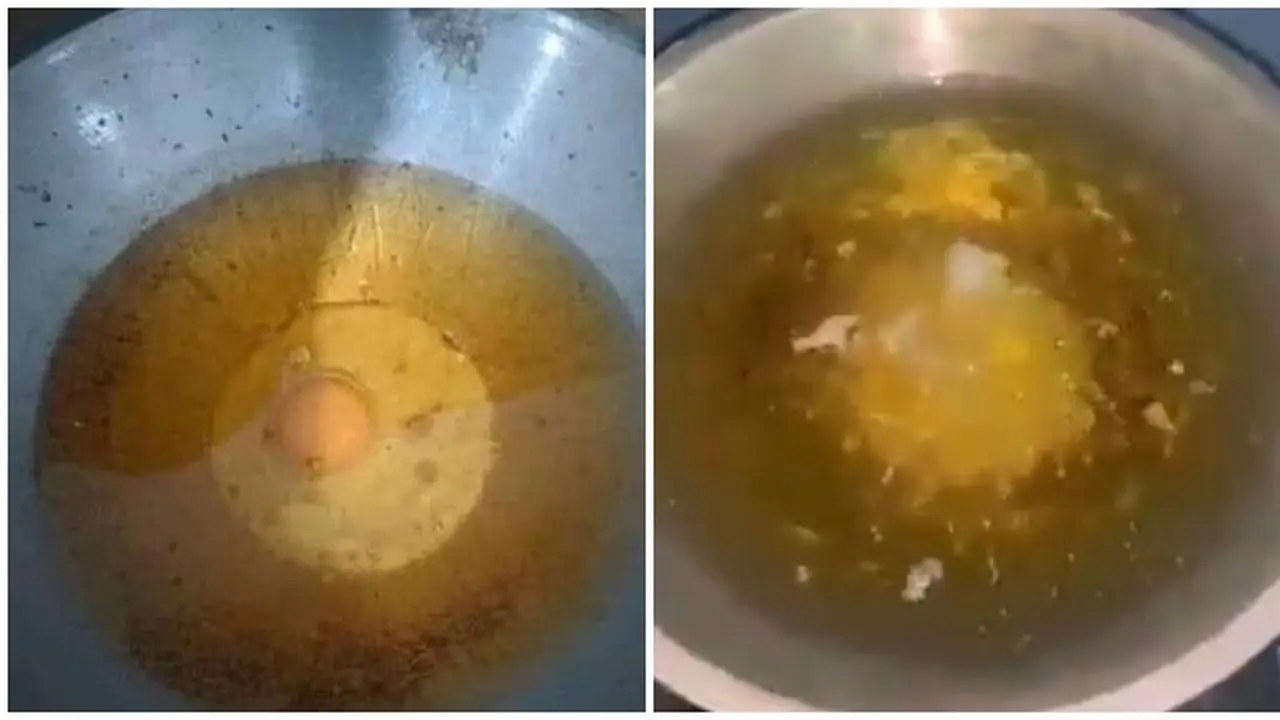 6 Potret Telur Mata Sapi Terendam Minyak Ini Bikin Senyum Kecut