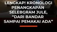 LENGKAP! KRONOLOGI PENANGKAPAN  SELEBGRAM JULE, "DARI BANDAR  SAMPAI PEMAKAI ADA