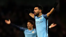 1. Sergio Aguero - 113 Gol. (EPA/Nigel Roddis)
