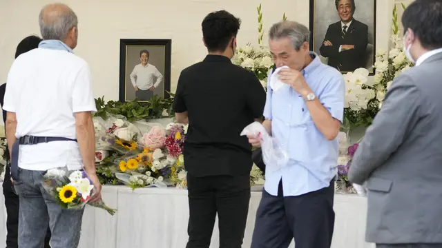 Warga Jepang Peringati Satu Tahun Kematian Shinzo Abe