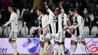 Juventus meraih kemenangan tiga gol tanpa balas Chievo pada laga pekan ke-20 Serie A, di Allianz Stadium, Senin (21/1/2019) malam waktu setempat. (Marco Bertorello)